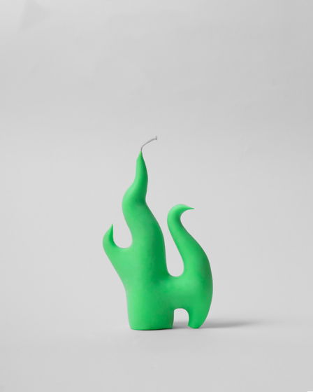 Соевая свеча ручной работы "FWWM" green