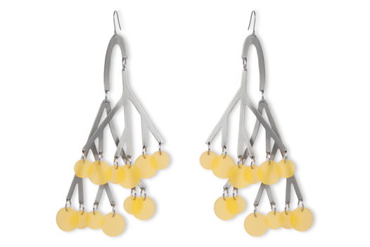 Серьги из латуни «Пижма»