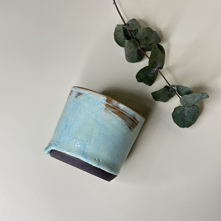 Чашка ручной работы "Темная лазурь", 200 мл