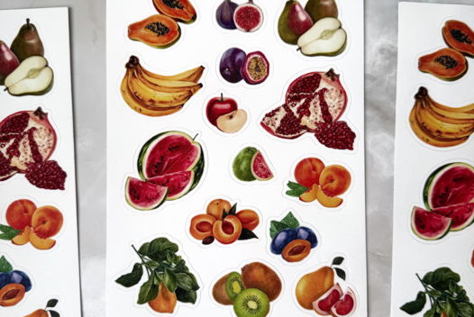 Стикерпак "Яркие фрукты"