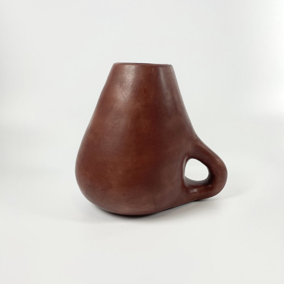 Керамическая ваза BROWN DARK