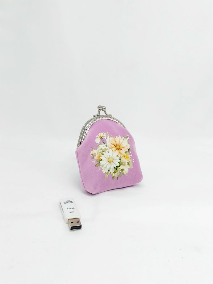 Женский кошелек велюр