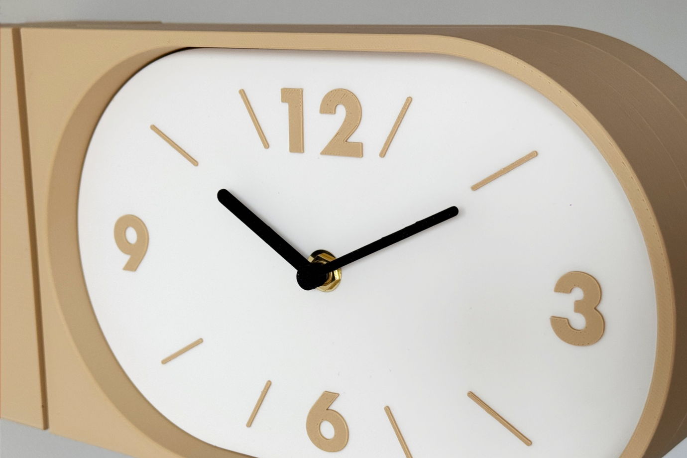 Настенные двусторонние часы, бежевые