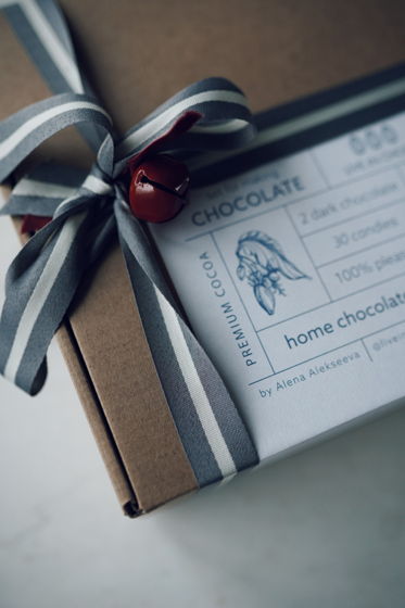 Подарочный набор для самостоятельного приготовления шоколада и конфет