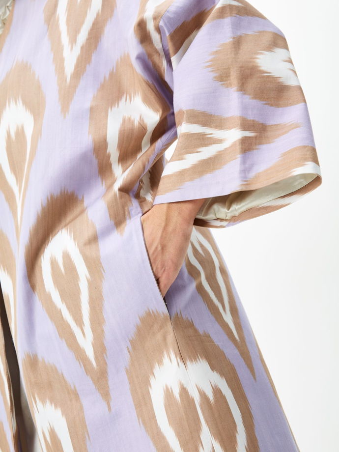 Чапан/кафтан/кимоно ручной работы Lavender Drop в стиле этно-шик.