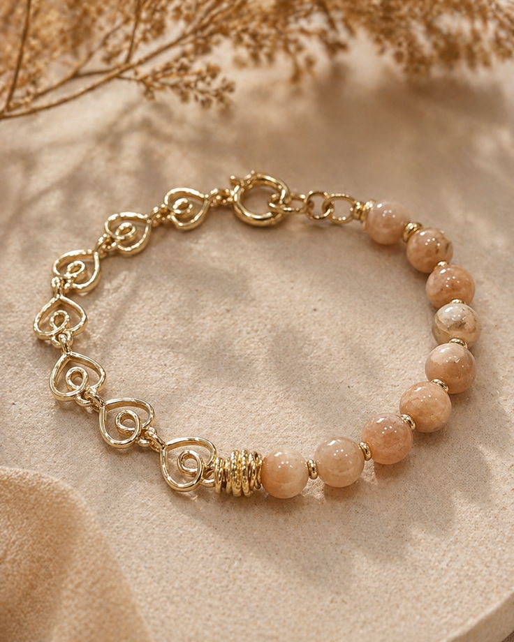 Браслет из солнечного камня