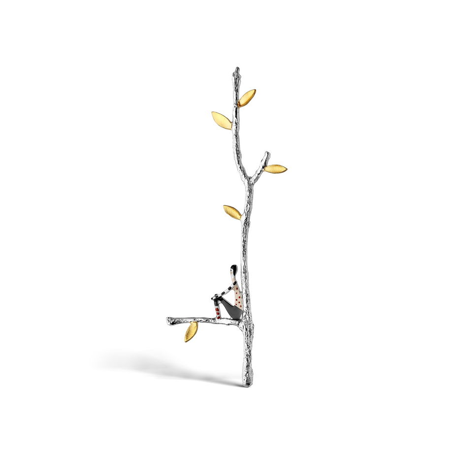 Брошь «Мечтатель под деревом» (арт. MK-107)