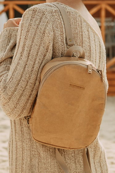Рюкзак цвет натуральный крафт. модель "Stone mini"