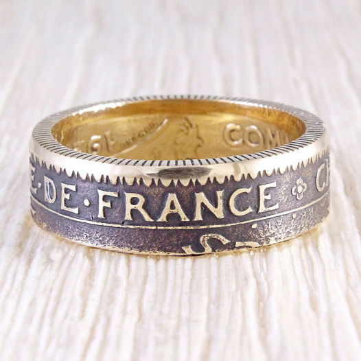 Кольцо из монеты (Франция) 1920-е годы