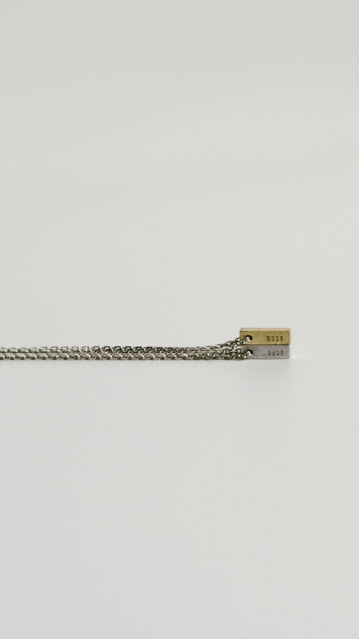 Кулон СЛИТОК из серебра