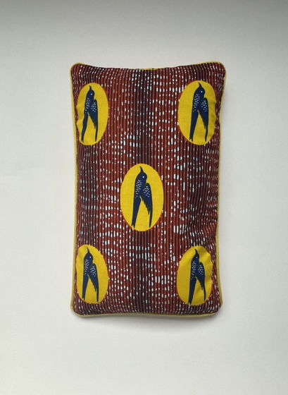Чехол на подушку из орнаментального африканского хлопка