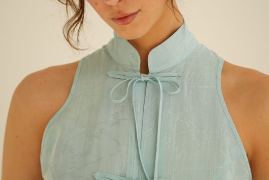 голубое платье noir