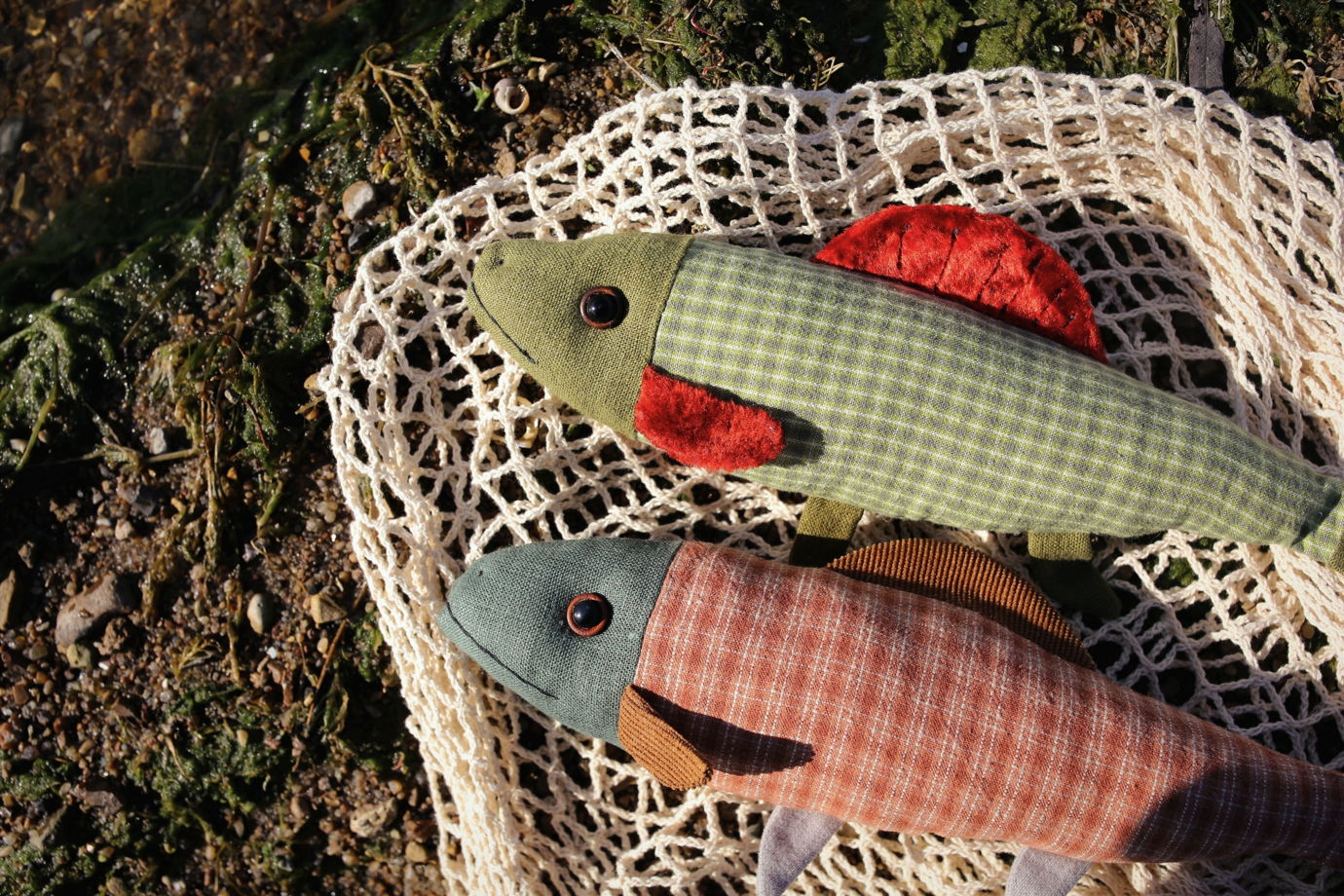 Мягкая игрушка: "Рыбка разноцветная"