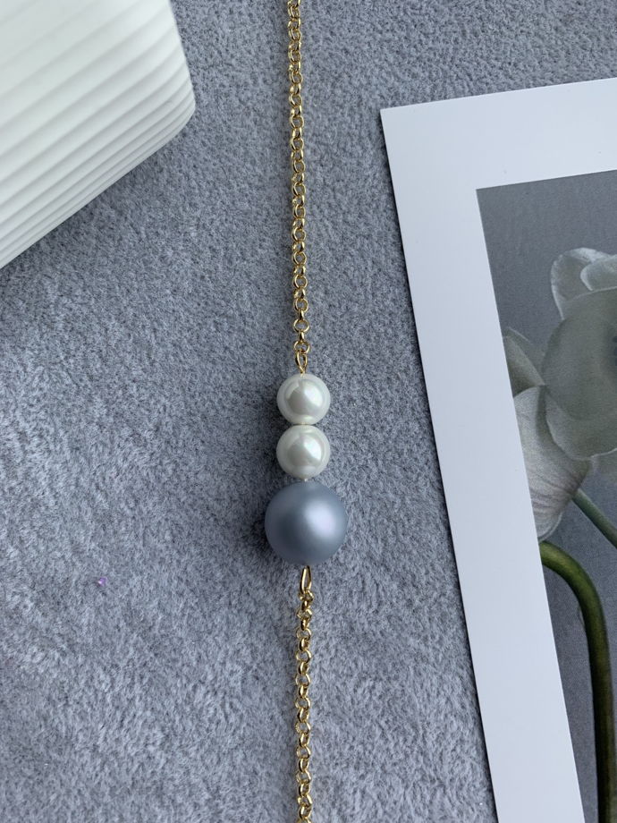 Браслет с жемчугом Майорка «Гортензия»