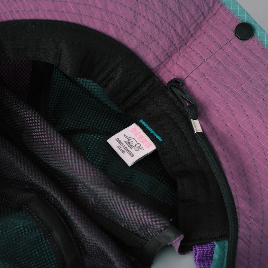 ПАНАМА DINO LOVERS CLUB COLORBLOCK GREY ФИОЛЕТОВО-ЗЕЛЕНАЯ