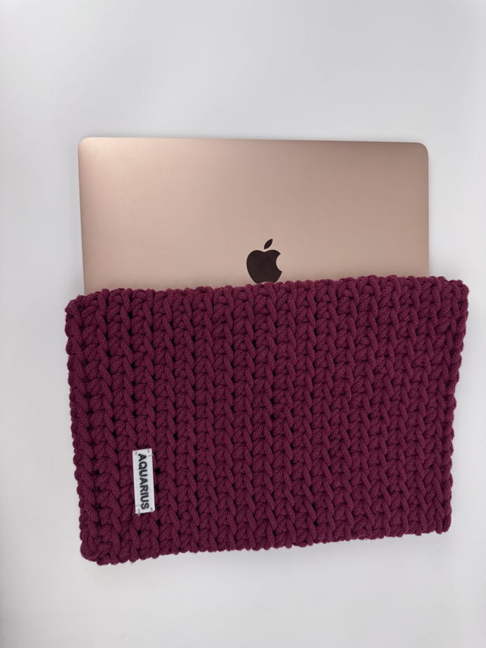 Чехол для ноутбука MacBook 13” и 14” бургунди