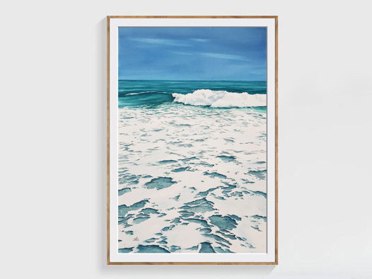 Картина "Волны и прилив на океане"