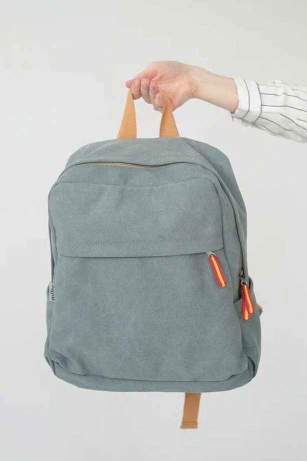 Городской рюкзак из хлопка, модель #1, зеленый