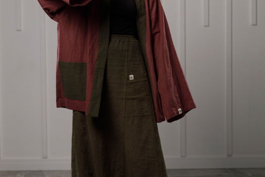 Кимоно Сияние Сливы женское из крапивы