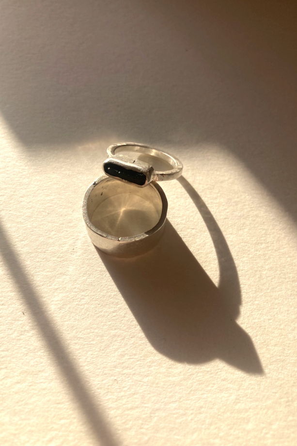 Кольцо с турмалином