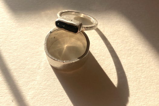 Кольцо с турмалином