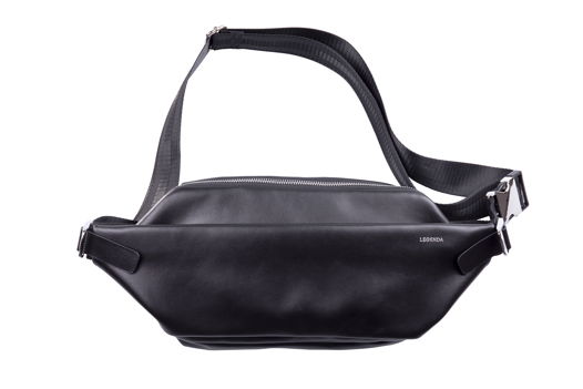 Кожаная черная поясная сумка  Guarda