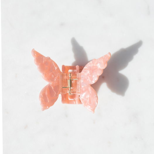 Крабик для волос Papillon розовый