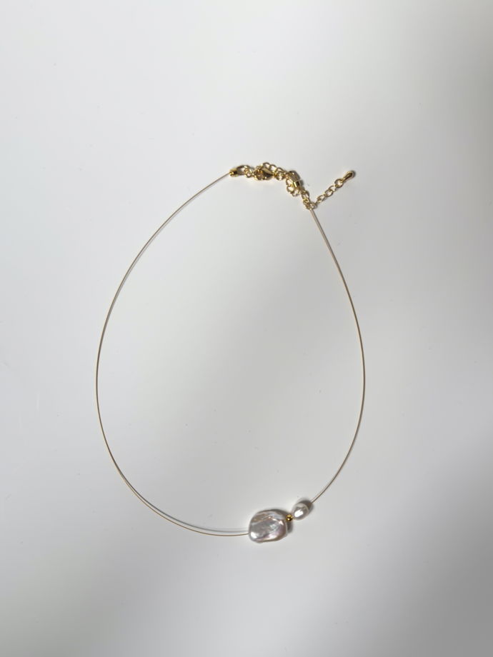 чокер [ lovers ]  с барочным жемчугом