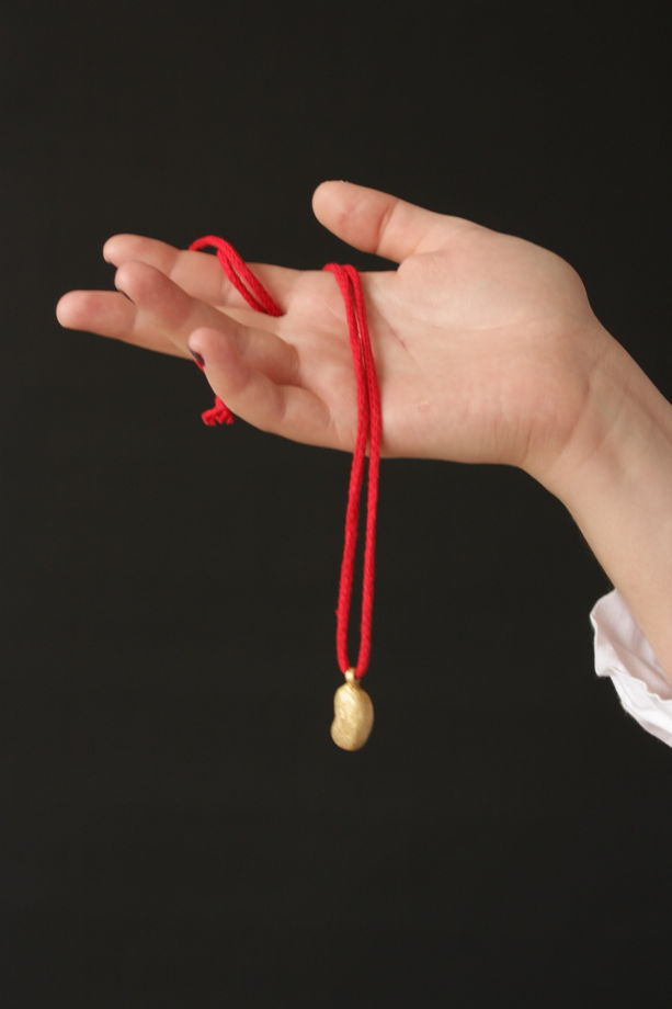 Бронзовый кулон волшебная фасоль