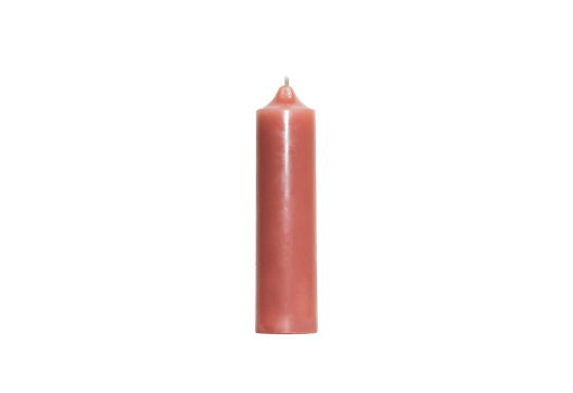 Декоративная свеча SIGIL гладкая 150*38 цвет Коралловый