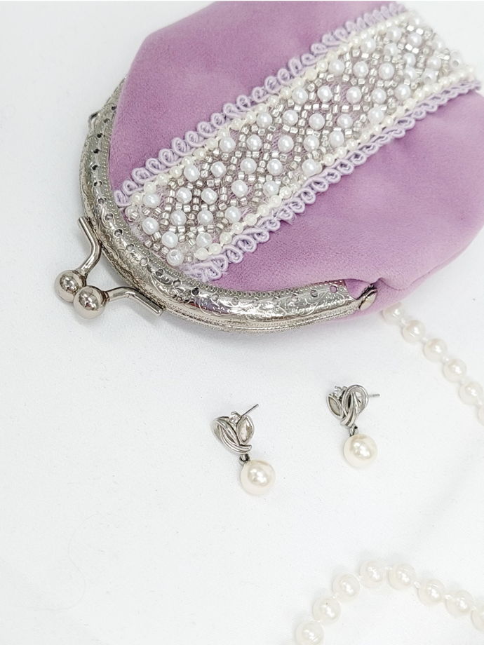 Женский кошелек велюр