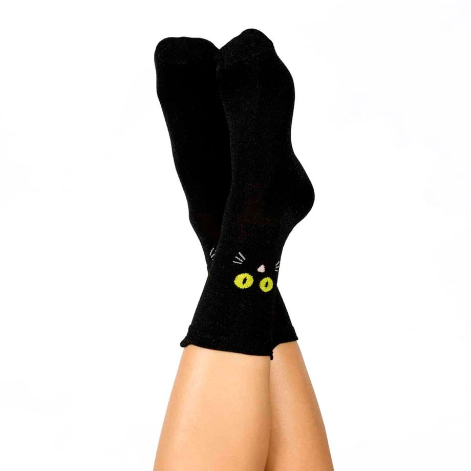 Носки в форме кошки DOIY Cat Socks - Black