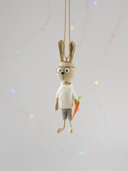 Ватная елочная ирушка кролик из коллекции "Винни-Пух"