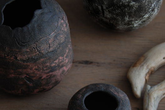 Набор керамических ваз ручной работы Семья