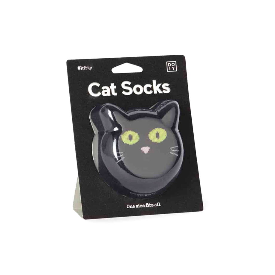 Носки в форме кошки DOIY Cat Socks - Black