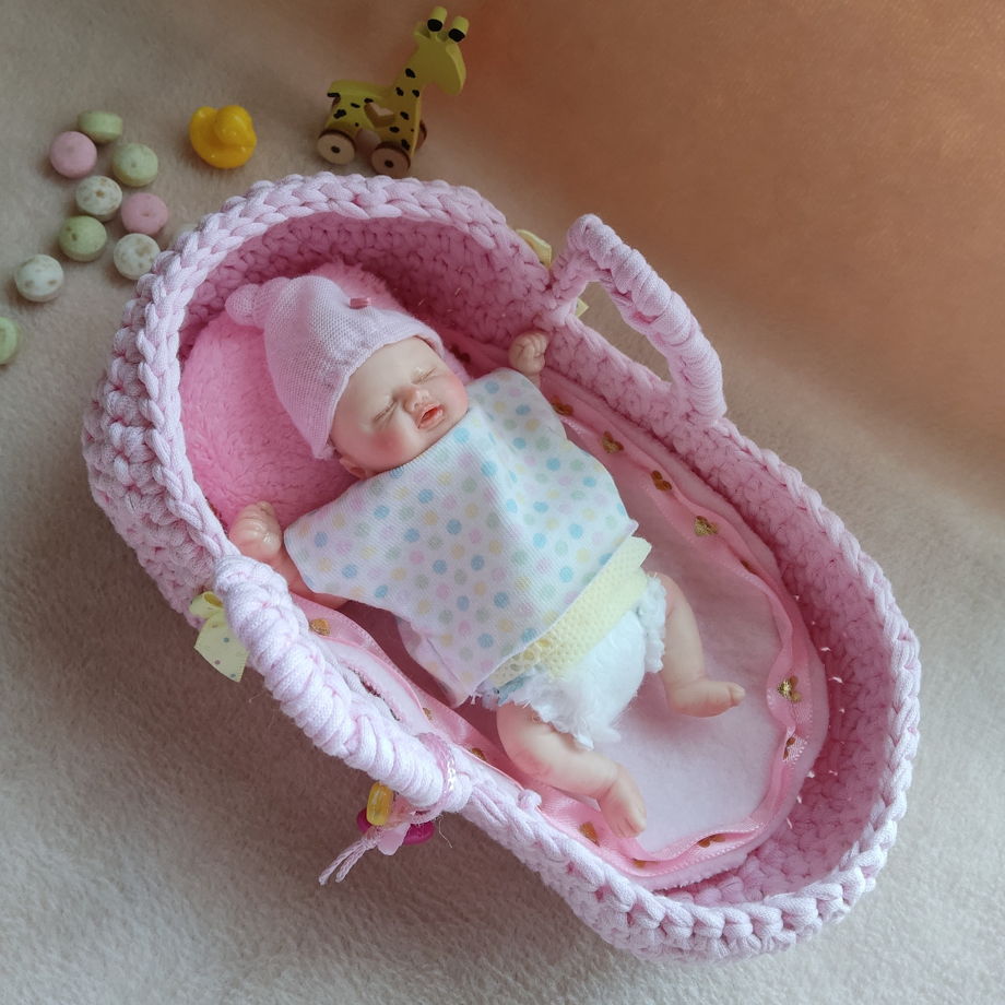 Мини Реборн кукла младенец девочка ручной работы