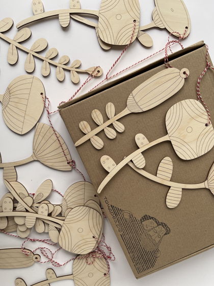 Творческий набор из дерева "Чудо-цветы"