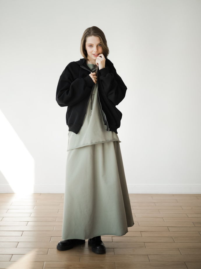 Юбка на резинке лавр