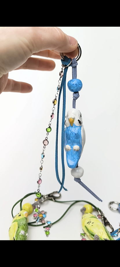 Обвес на сумку волнистый попугай