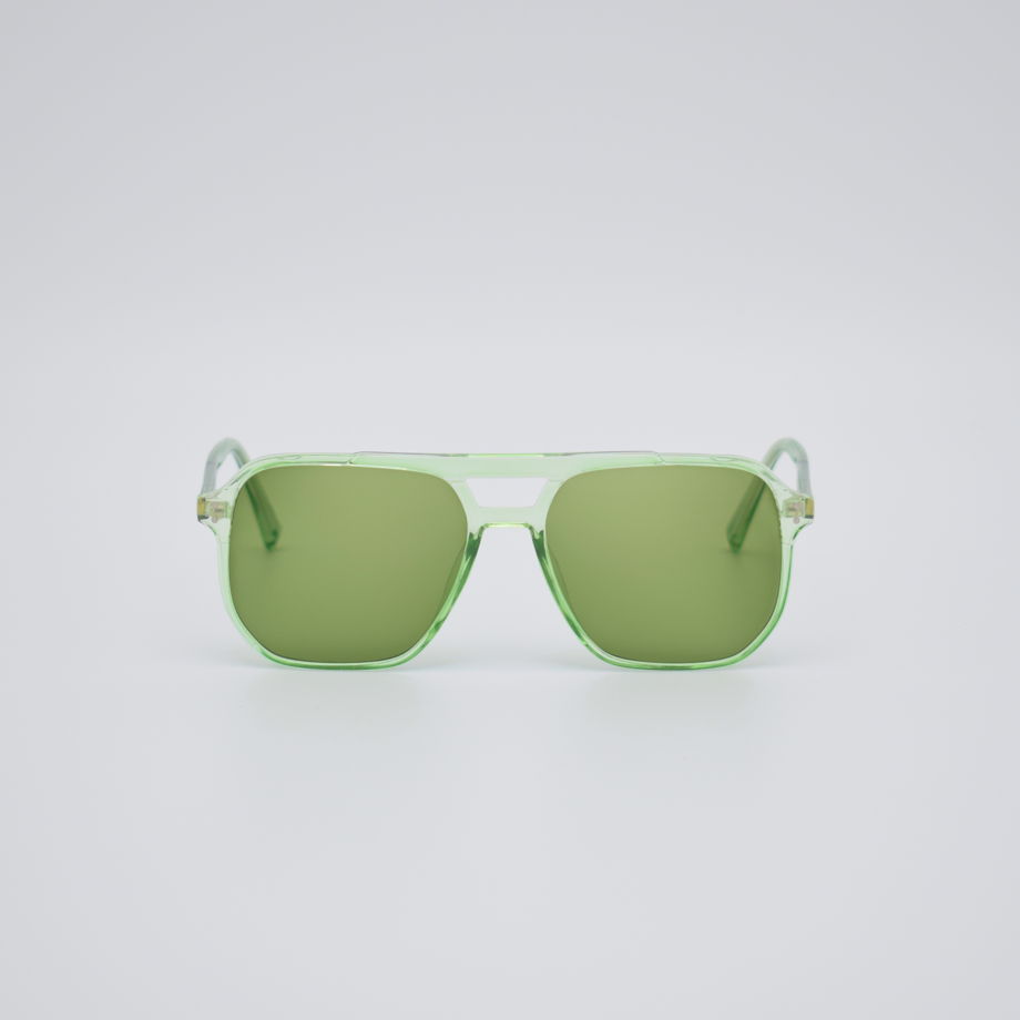 Фотохромные имиджевые-солнцезащитные очки YURA | Зеленое затемнение 50% | Двухстороннее антибликовое покрытие