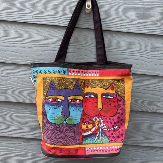 Сумка тоут шопер Laurel Burch Три кота