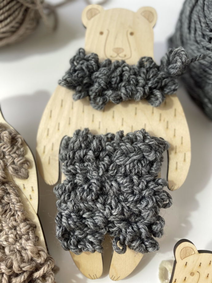 Творческий набор "Три медведя" из натуральных материалов