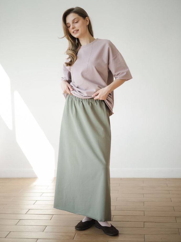 Юбка на резинке лавр