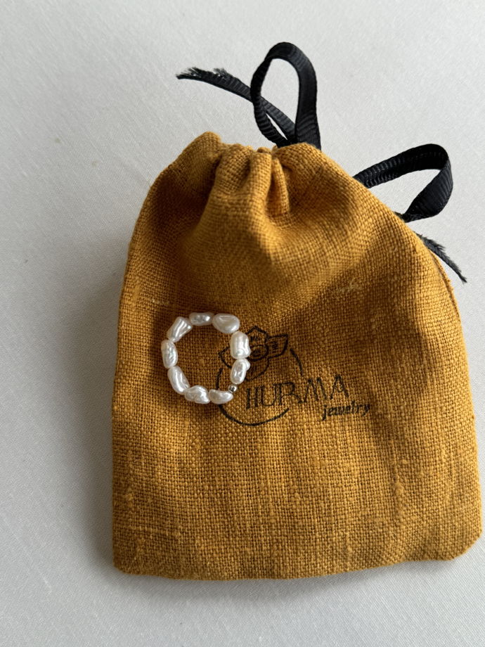 Кольцо из жемчуга