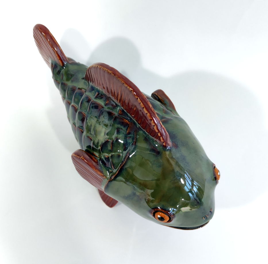 Керамическая скульптура Рыба " Друг Дракона Южных рек"