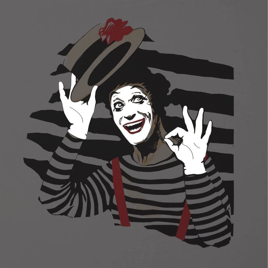 Женские лонгсливы с принтом Marcel Marceau
