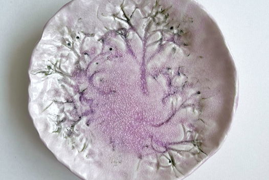 Керамическая тарелка «Весна»