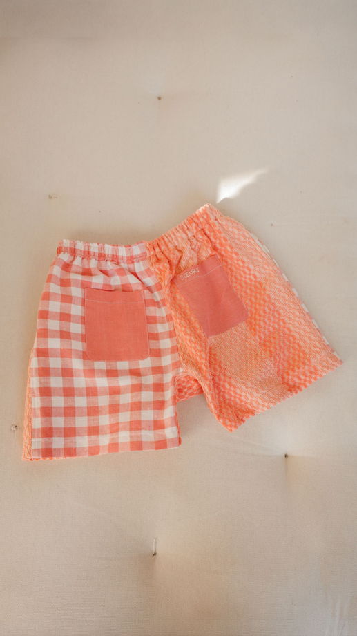 Розовые Шорты из Двух Частей/Pink Parted Shorts