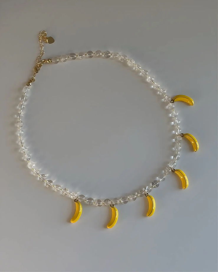 Колье BANANAS с горным хрусталем
