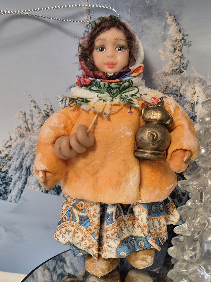Ватная игрушка, около 12 см